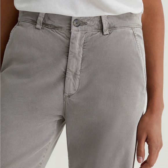 NWT AG Denim Caden Straight, Relaxed Chino, Sulphur Pebble Grey, size 26 - Picture 3 of 15
